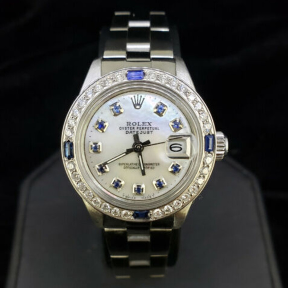 Rolex Ladies Datejust Oyster Steel Diamond Dial main image 4